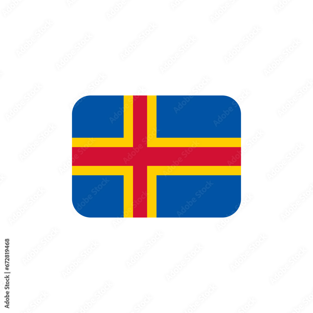Obraz premium 🇦🇽 Flag: Åland Islands