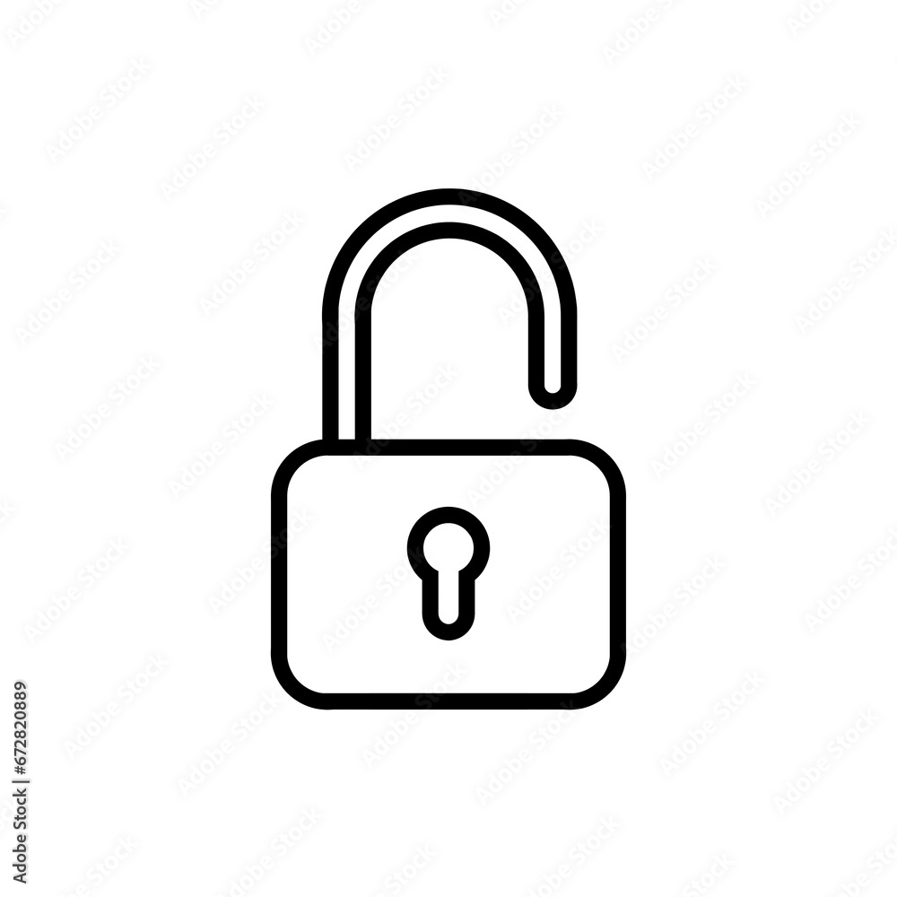 Padlock icon illustration Padlock icon illustration