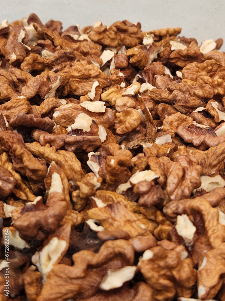 Walnuts. Walnut kernels. Background of ripe walnut kernels Walnuts. Walnut kernels. Background of ripe walnut kernels