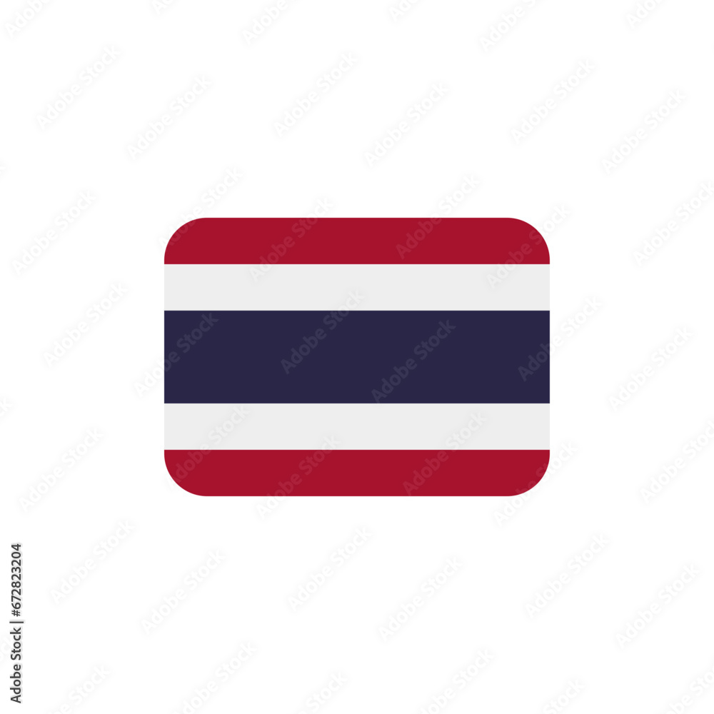 Obraz premium 🇹🇭 Flag: Thailand