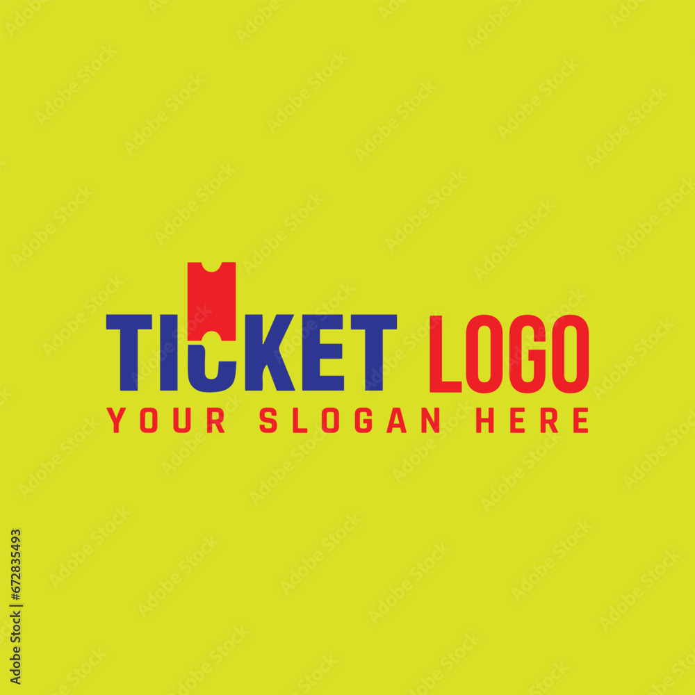 ticket logo design vector format ticket logo design vector format