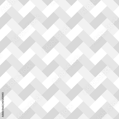 Rectangle slabs tessellation. Seamless surface pattern design with blocks tiling. Bricks cladding wall. Repeated grey tiles ornament background. Mosaic motif. Pavement wallpaper. Digital paper. Vector