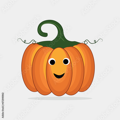 Cute-pumpkin-vector-illustration-for-happy-thanksgiving-day.-Fruit-and-vegetable-garden-clipart-stock-illustration