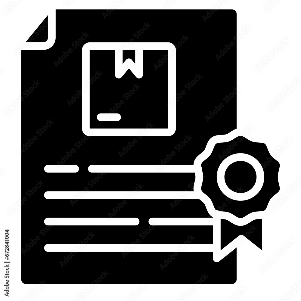 Material Certifications Icon Material Certifications Icon