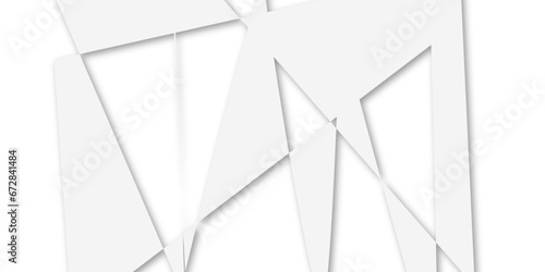 Abstract white background. Abstract paper cut style design.