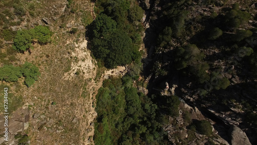 Top View of Mountain Canyon