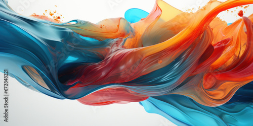 Dynamic 3D extrusion showcasing a vibrant abstract pattern.