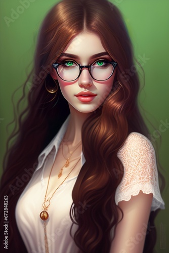 Wallpaper Mural portrait of a woman Torontodigital.ca