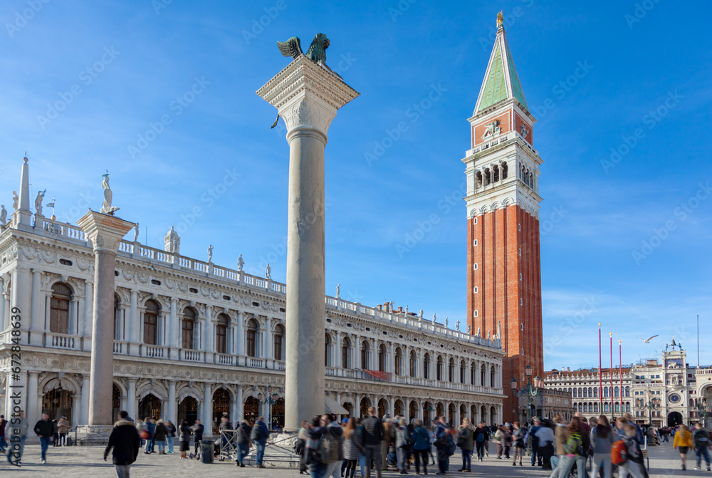 San Marco square, Venice - obrazy, fototapety, plakaty 