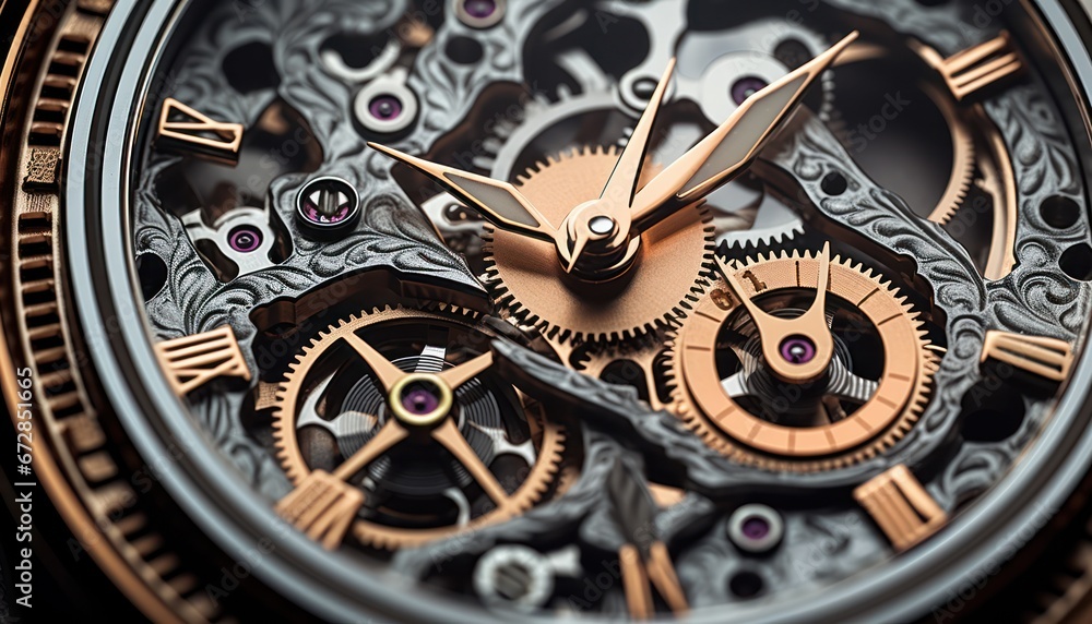 Photo of a Detailed Look at the Intricate Watch Mechanism