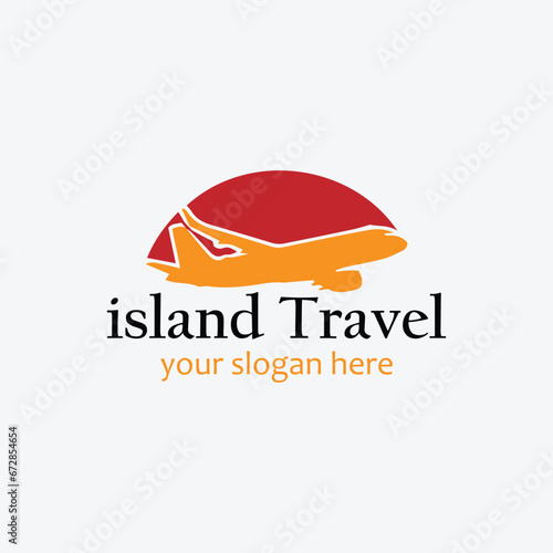 travel and tourism agency logo design vector