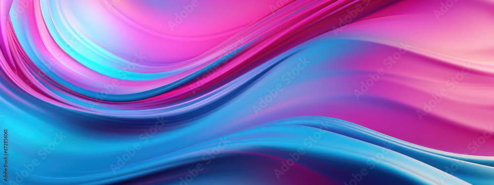 Dynamic illustration capturing the fluid dance of pink and blue. Dynamic illustration capturing the fluid dance of pink and blue.