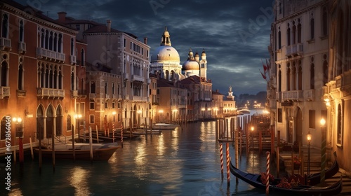 Venesia city grand canal