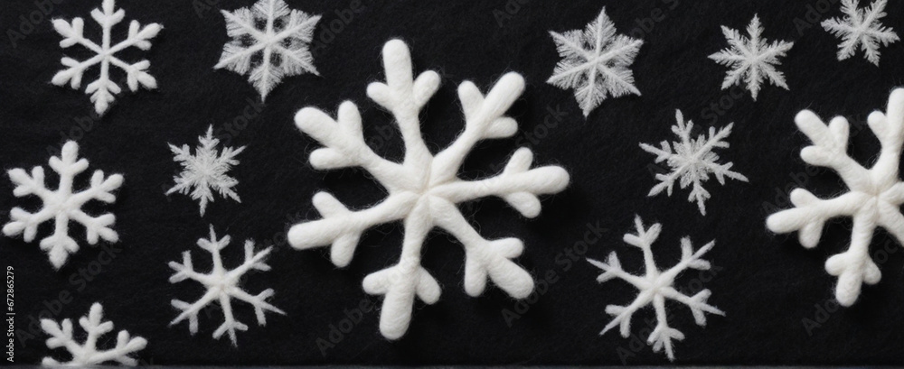 snowflakes felted snowflakes felted