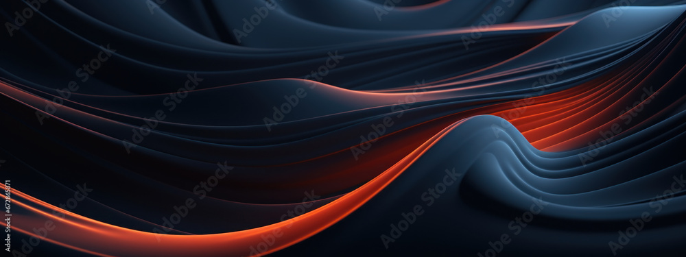 Dark 3D swirls in a moody abstract. Dark 3D swirls in a moody abstract.