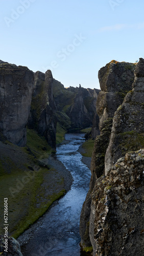 fjadrargljufur canyon in iceland