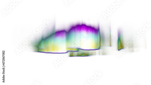 Northern lights fluid blurred shapes, transparent aurora borealis lights.