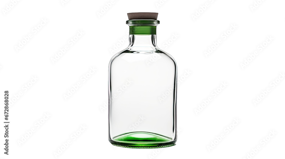 Different bottles isolated on transparent or white background generative ai Different bottles isolated on transparent or white background generative ai
