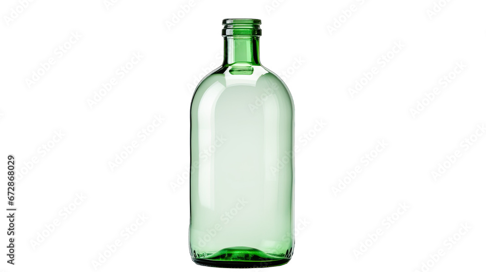 Different bottles isolated on transparent or white background generative ai Different bottles isolated on transparent or white background generative ai