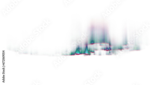 Fototapeta Naklejka Na Ścianę i Meble -  Aurora northern, polar and southern lights on transparent background. Aurora polaris, borealis and australis with green, blue, pink and purple neon lights, shining rays and swirls