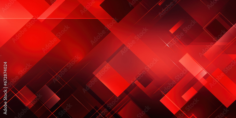 Luminous red abstract with layered geometric patterns. Luminous red abstract with layered geometric patterns.