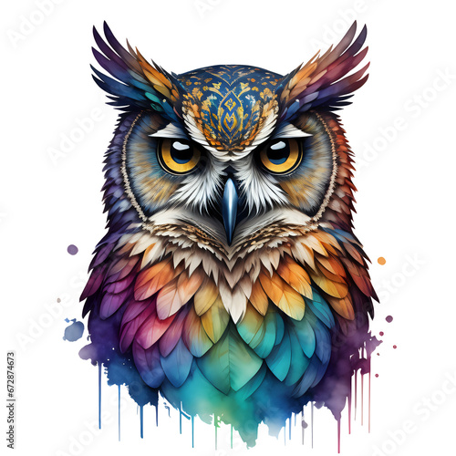 owl with blue eyes © Jari.art