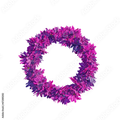 Colorful flower Daisy Wreath