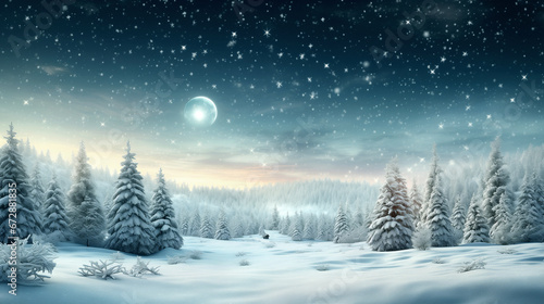 winter landscape with snow winter desktop wallpaper