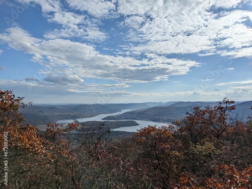 Canvastavla Foliage in Breakneck Ridge, Cold Spring, New York - October 2023