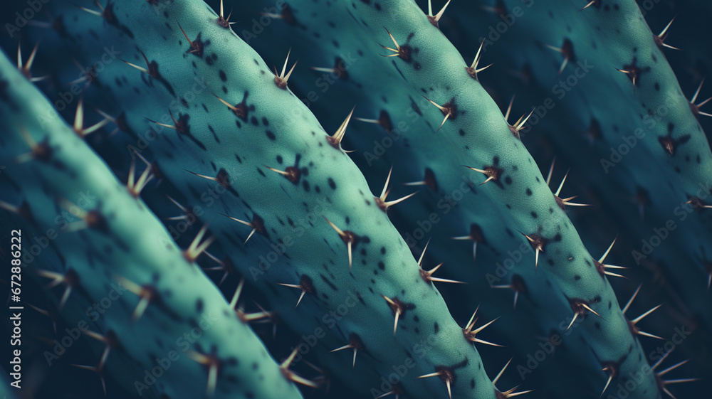 Fototapeta premium Cactus texture background banner or header