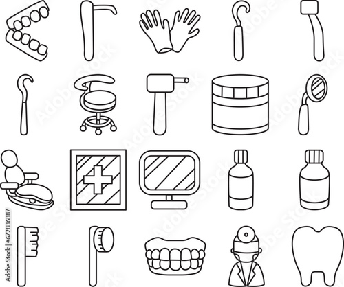 The theme of this icon set is Dentist.