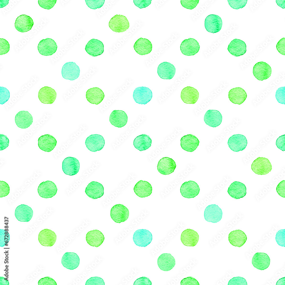 Seamless watercolor dots pattern Seamless watercolor dots pattern