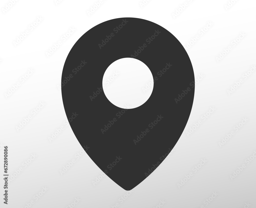 Location icon vector design element for web, app, print, business card, online, direction Location icon vector design element for web, app, print, business card, online, direction