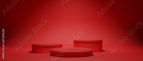 фотографія 3d illustration rendering scene abstract background for merry xmas holiday decor