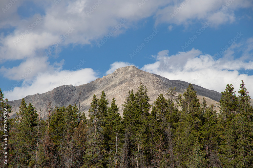 Mountain Landscape with Clouds