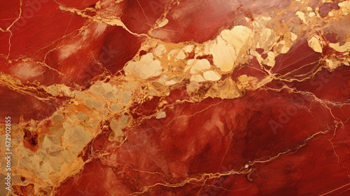 Gold and red marbe background, stone texture, design backdrop
