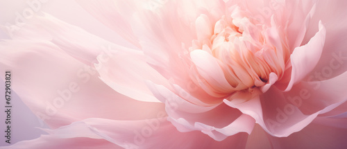 Lush peony petals in macro detail, soft and vibrant. © smth.design