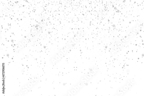  Falling Snowflakes on transparent background. Abstract Winter Background with Snowflakes