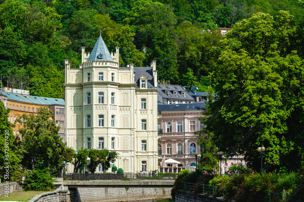 Prague city is the capital of Czech Republic for holidays all year round... Prague , Czech Republic, 08-05-2019