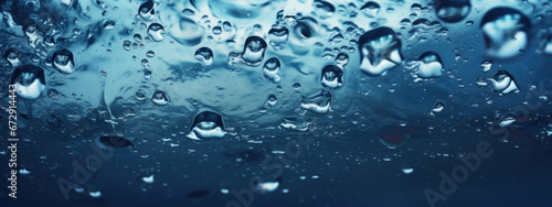 Macro water droplets background.