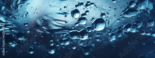 Macro water droplets background.