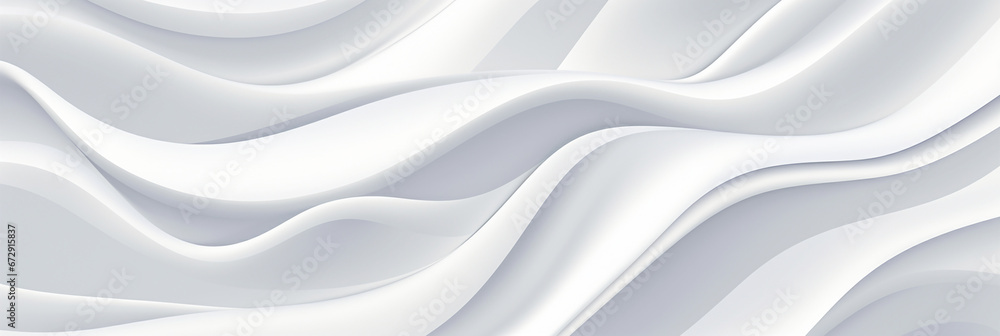 Fototapeta premium Elegant White Wave Texture 