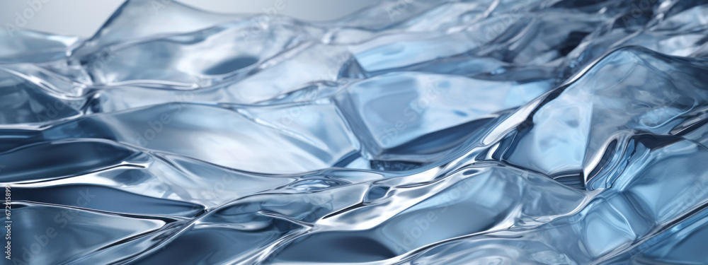 Vibrant blue ice cube close-up, crystalline allure. Vibrant blue ice cube close-up, crystalline allure.