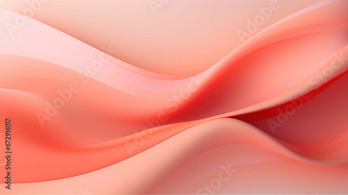 Simple Peach blossom color wavy abstract background