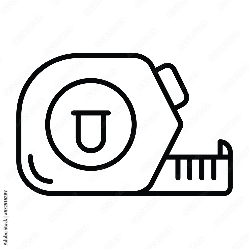 Tape measure icon design, illustration design Tape measure icon design, illustration design