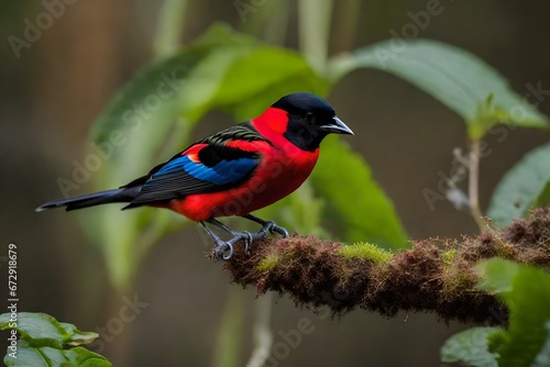 red headed woodpecker generated by AI technology  © zaroosh