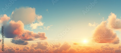 During the summer season the sky is transparent and adorned with clouds illuminated by the setting sun