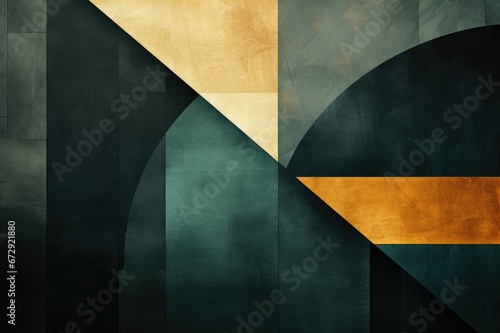 Abstract background with geometric shapes in grunge style. 3d rendering