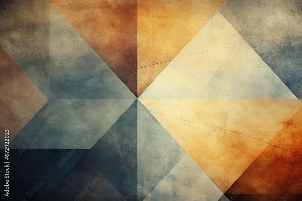 abstract background with geometric shapes and grunge paper texture in sepia tone abstract background with geometric shapes and grunge paper texture in sepia tone