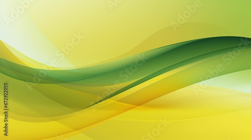 yellow and green smooth abstract background